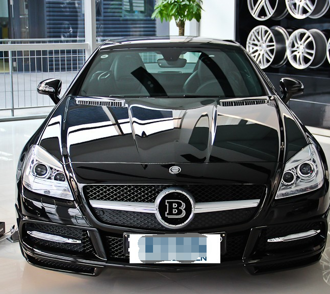 对于这辆巴博斯slk级整体外观的个人见解