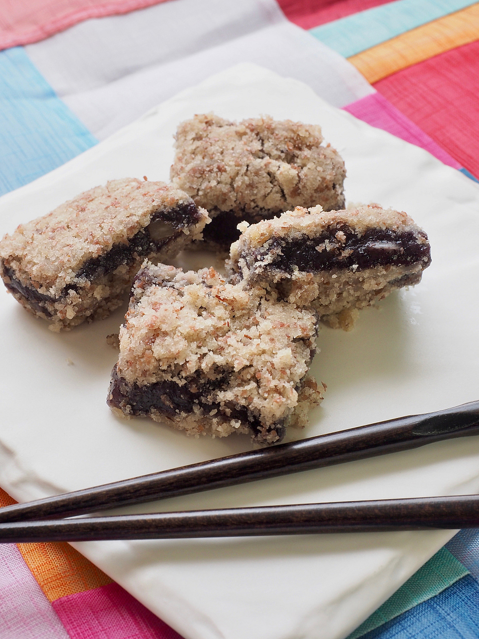 黑麻酥糖图片