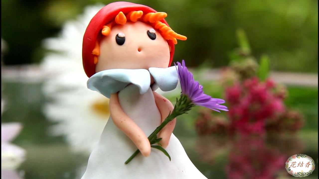 软陶diy:手工捏的玩偶娃娃,你也做一个吧,大人小孩都能学得会