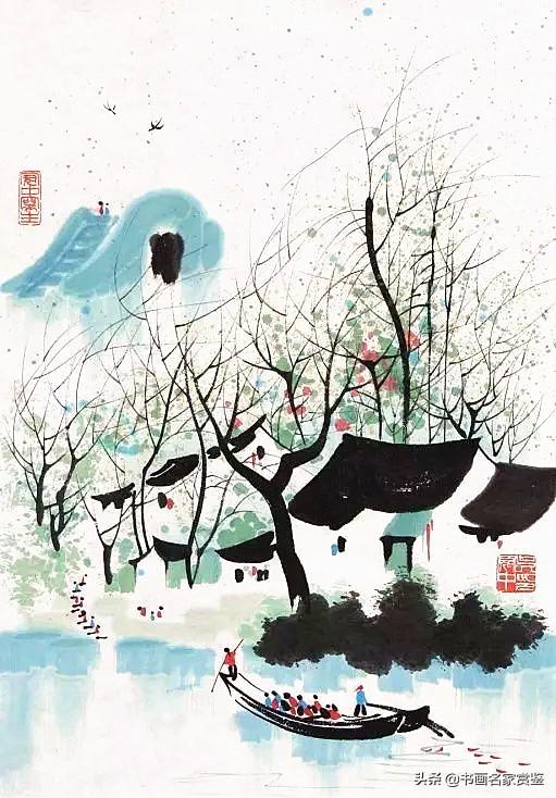 吴冠中,作品创造的神奇市场价值,水墨国画《狮子林》1.4375亿