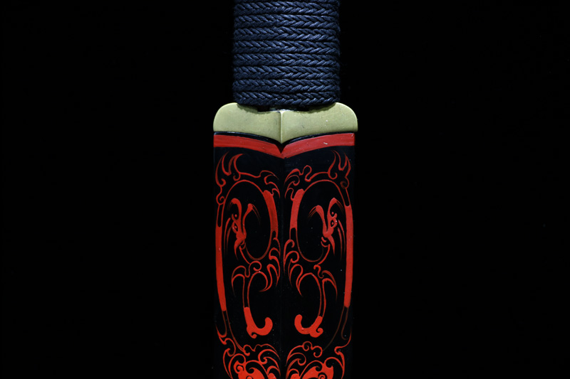 正武堂手锻草钢锻大漆鞘龙渊楚剑