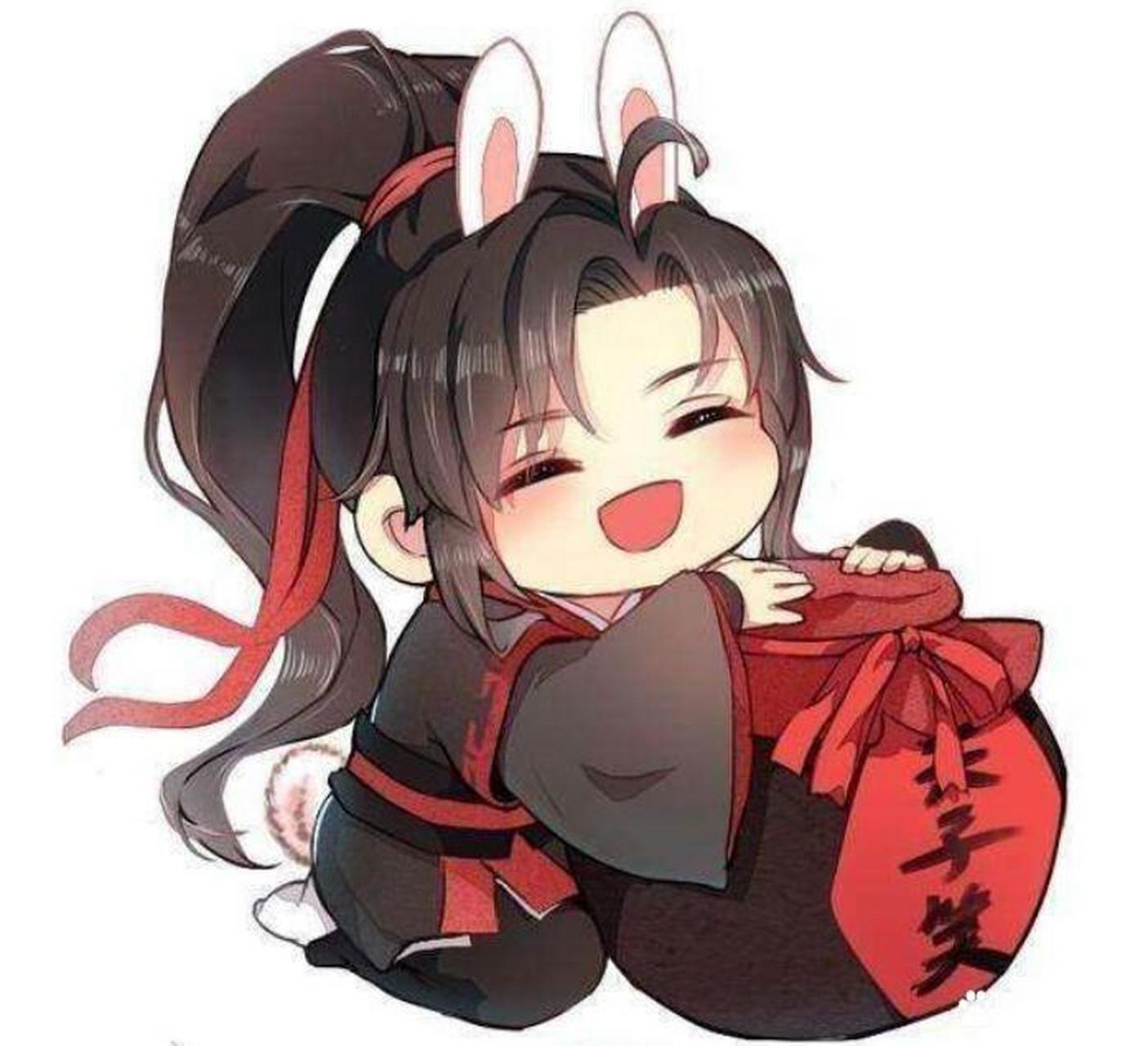 这组图应该是少了什么,魏无羡喝酒吹笛子,蓝忘机喝了酒,应该干什么呢?