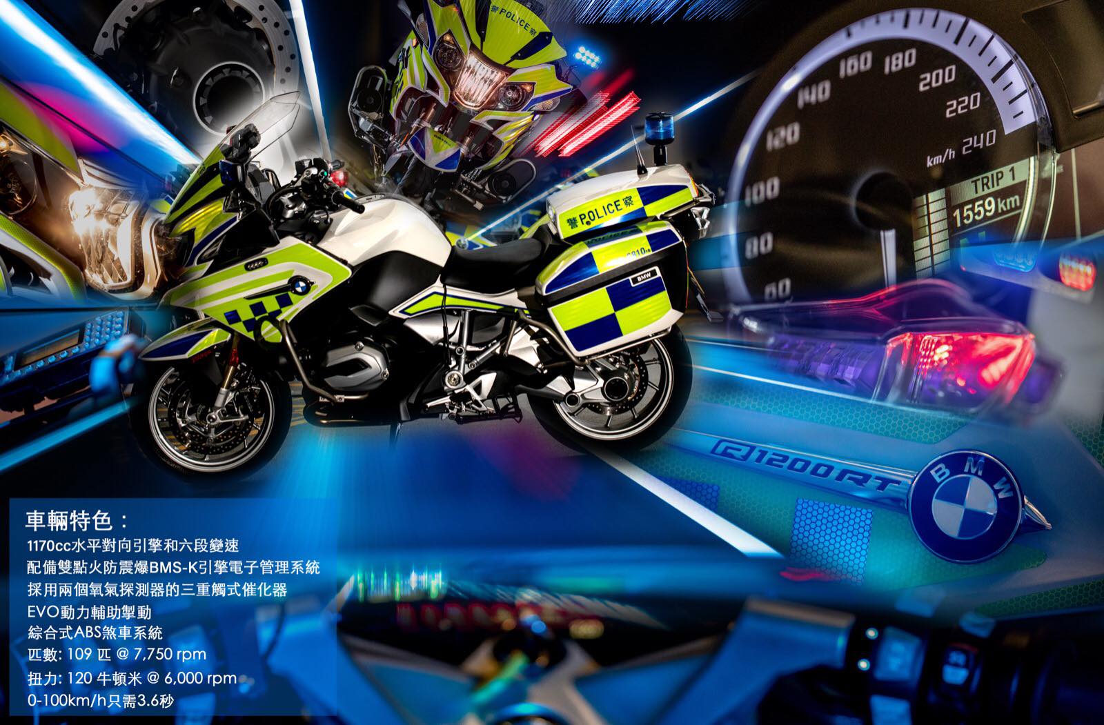 香港警队限量版铁马