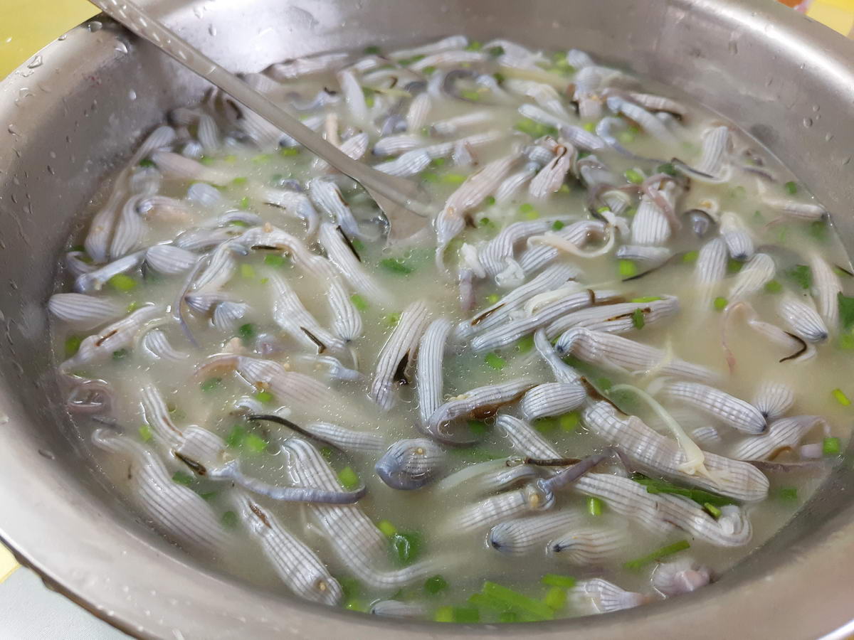 廉江市高桥镇,海水鸭,泥虫粥,风味一流,兼论食海鲜的主次搭配