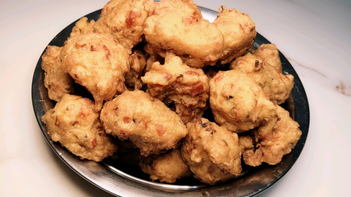 蔬菜丸子这么做,给肉都不换,也太好吃了