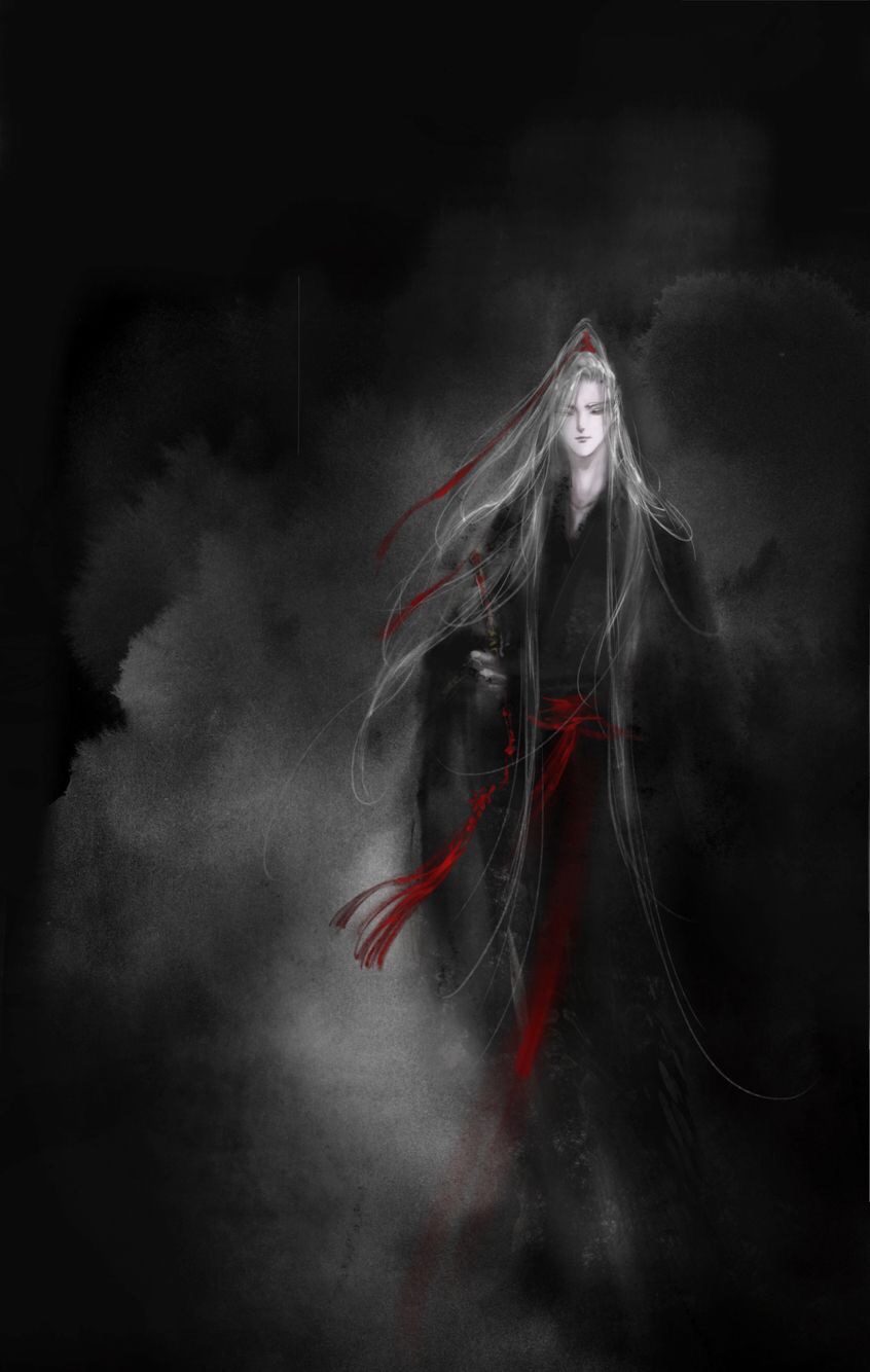 魔道祖师二次元古风壁纸,人世间有百媚千红,唯独你是我情之所钟