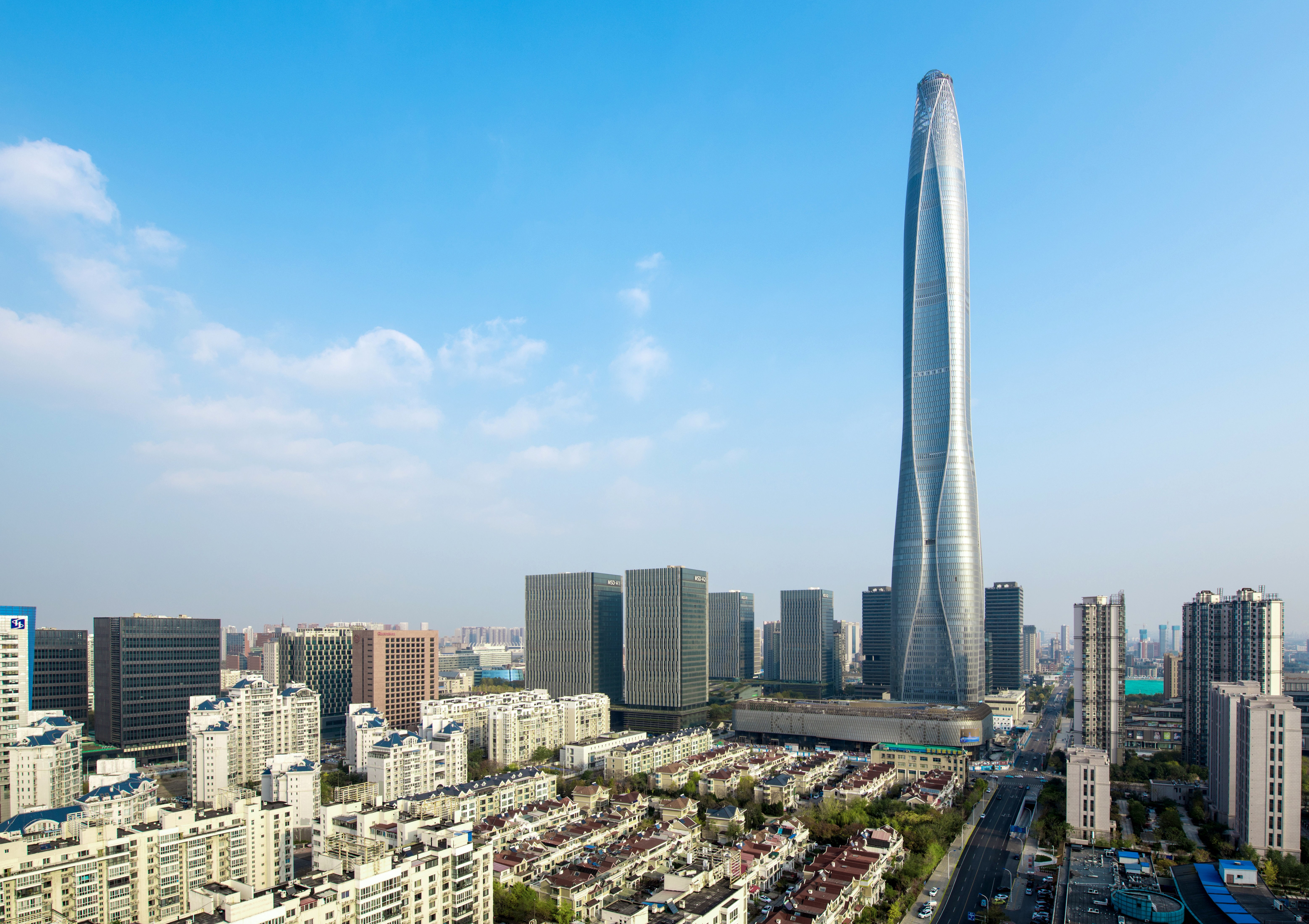 530米高冲上云霄!天津新竣工摩天大楼成为城市新地标(3)