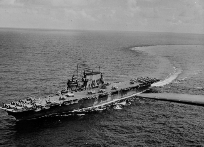 二战时期,美日太平洋珊瑚海海战,列克星敦航母被迫自沉!