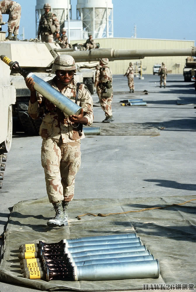有图为证:海湾战争美军使用了105mm主炮的m1主战坦克