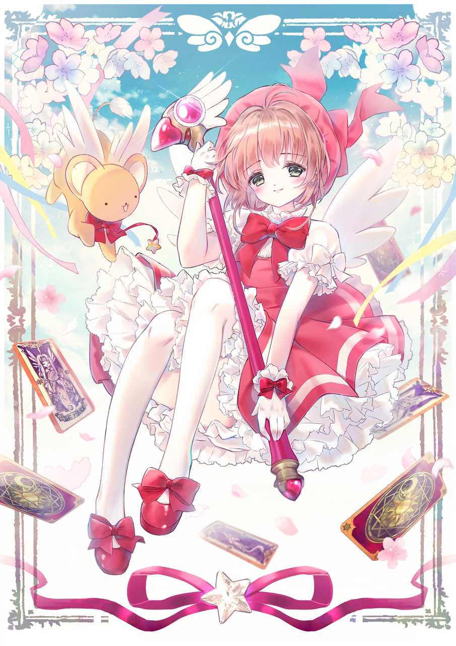 魔卡少女樱:小樱和小狼的情侣头像,又开启一波甜甜的狗粮