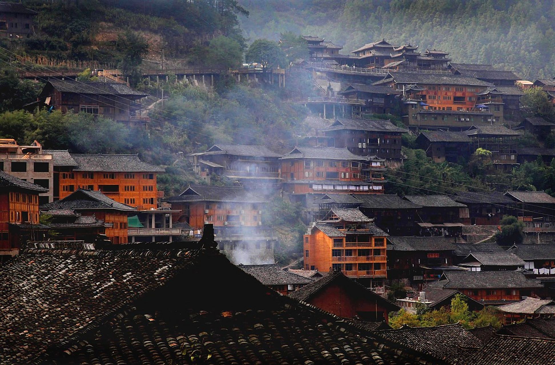 99如果你想体验真正的苗族风情,一定要来西江千户苗寨.