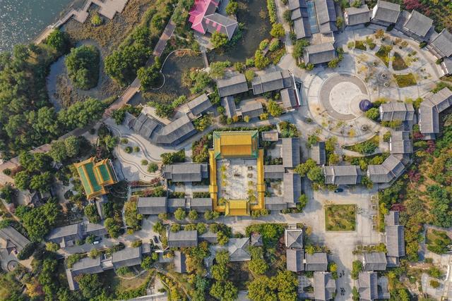 航拍:济南国际园博园