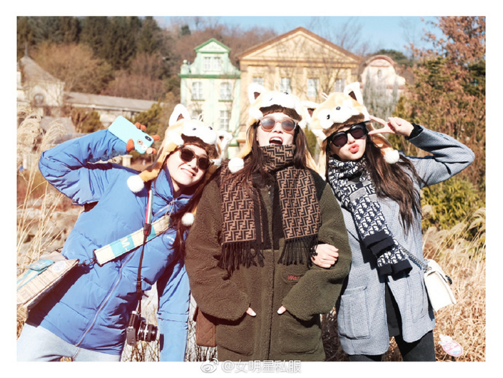 张雪迎,赵嘉敏和程潇同游爱宝乐园,三个小可爱一起出行真是太养眼了