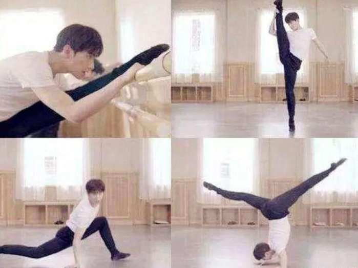 杨洋一字马清爽阳光真是太吸睛!61岁张丰毅很拼而邓超靠搞笑p图