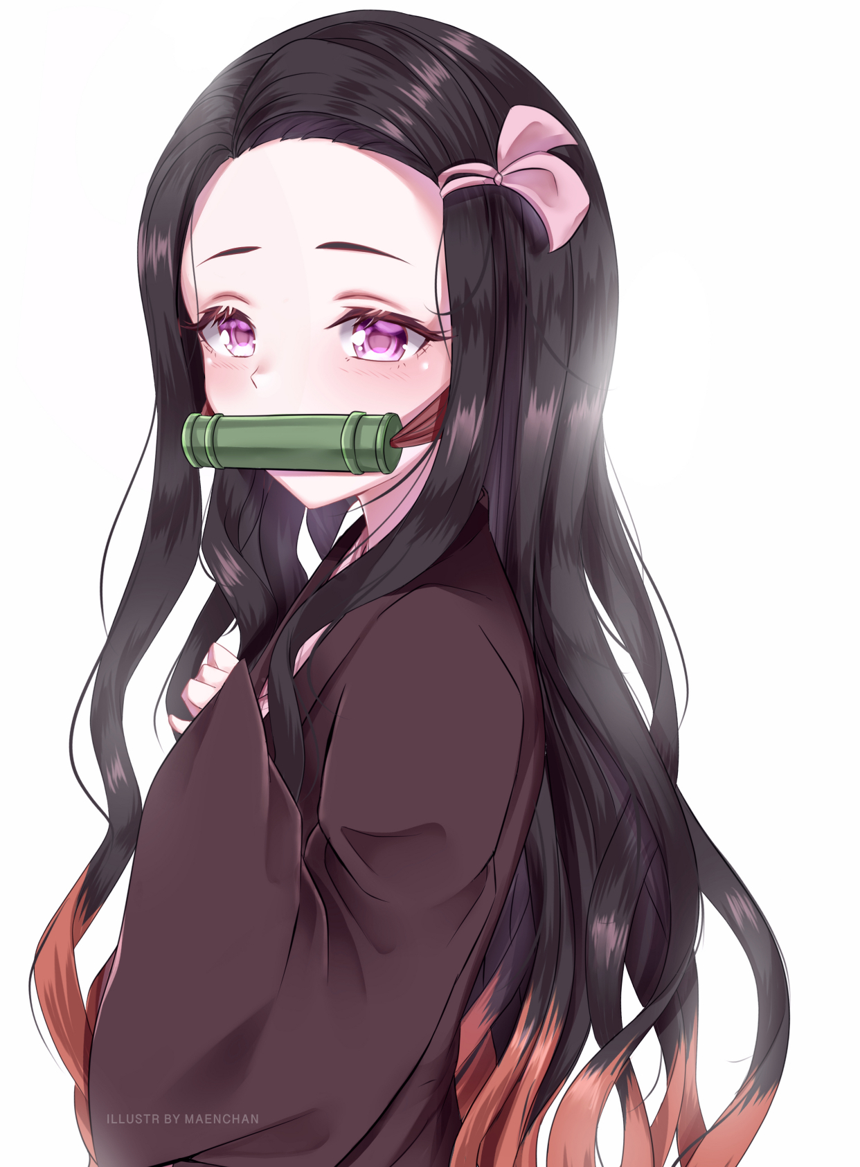 动漫壁纸:《鬼灭之刃》灶门祢豆子