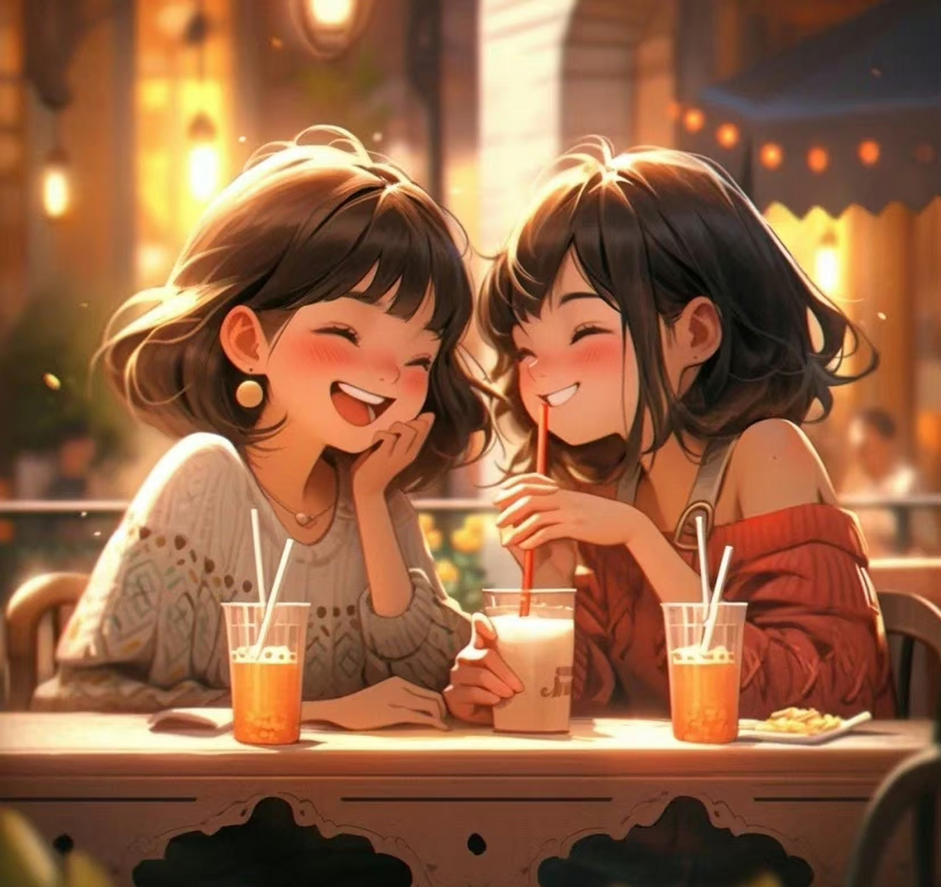 所谓闺蜜,就是那个没有血缘,却又真心对你好的人,这就是好姐妹啊,你我