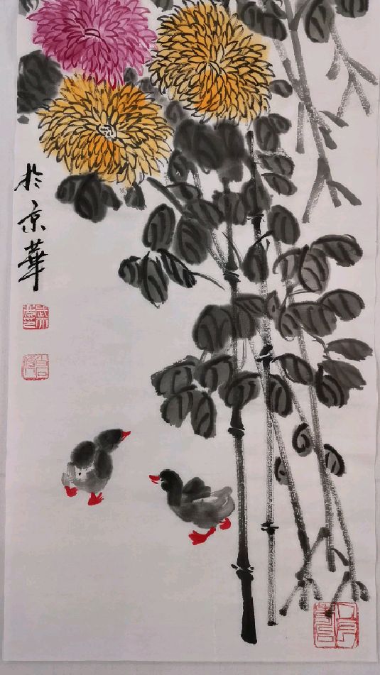 一代宗师齐白石孙女齐丽霞的衣钵弟子武天庆齐氏四绝艺术欣赏