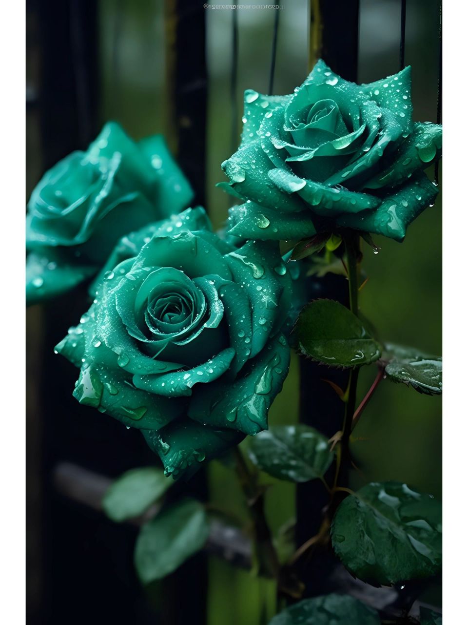 苏格兰绿玫瑰,寓意:永不老去的爱情,即使是时间,也不能减弱我对你的