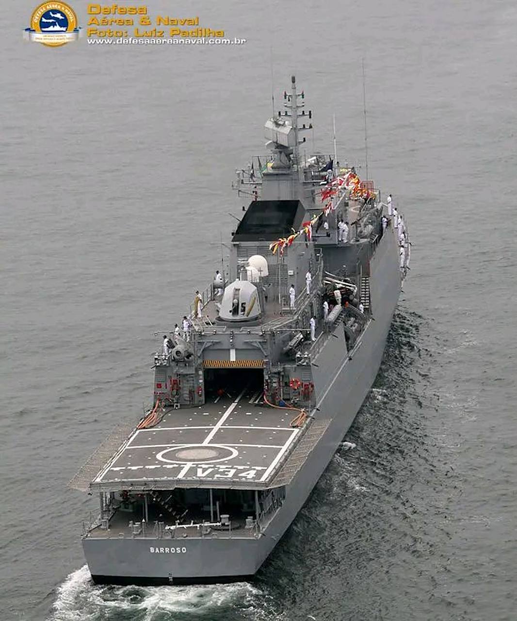 舰船欣赏:巴西 巴罗佐级护卫舰,该级舰是其国产舰艇,模型不多见