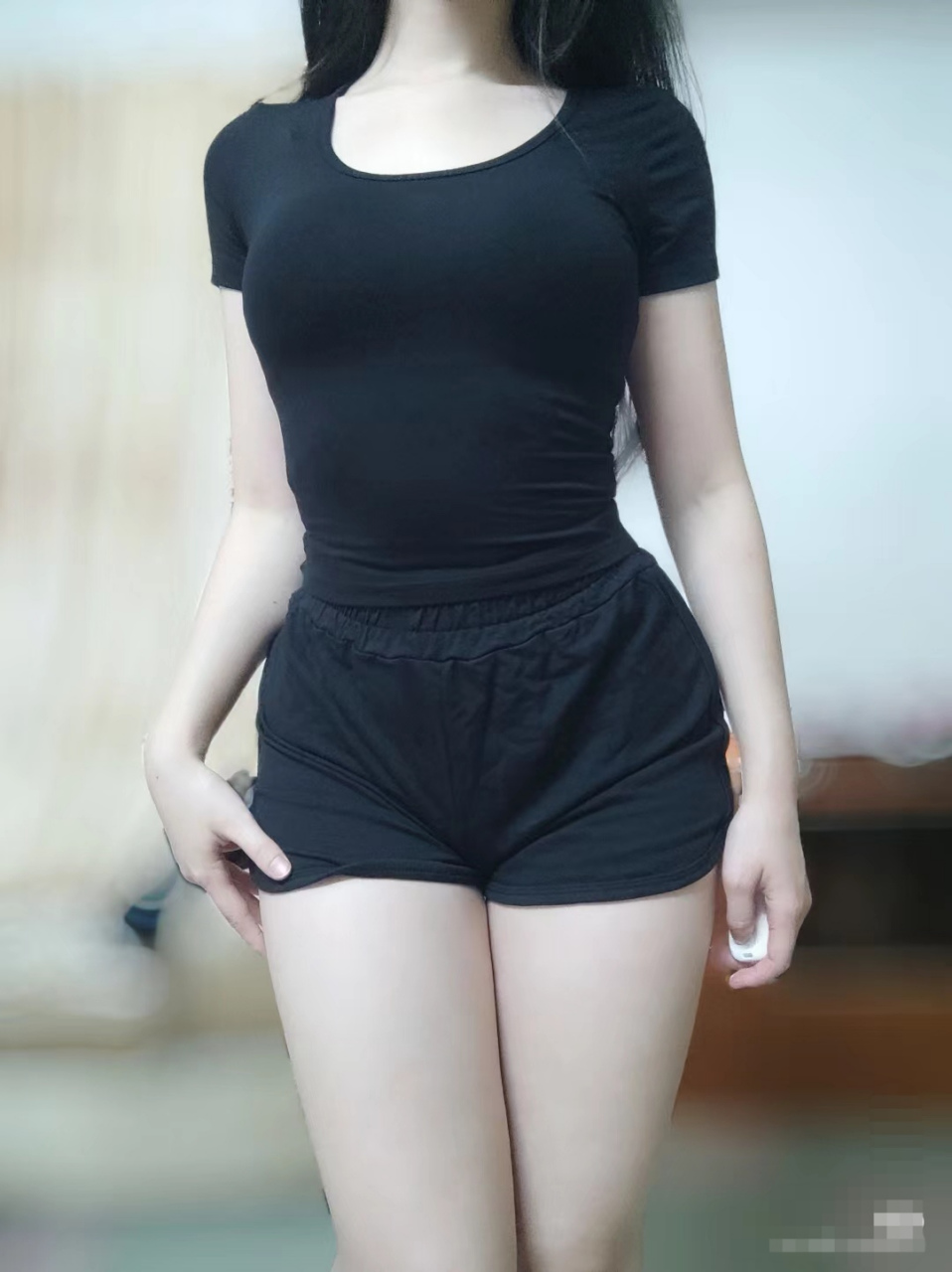 夸女孩子# 喜欢我的肉肉腿.