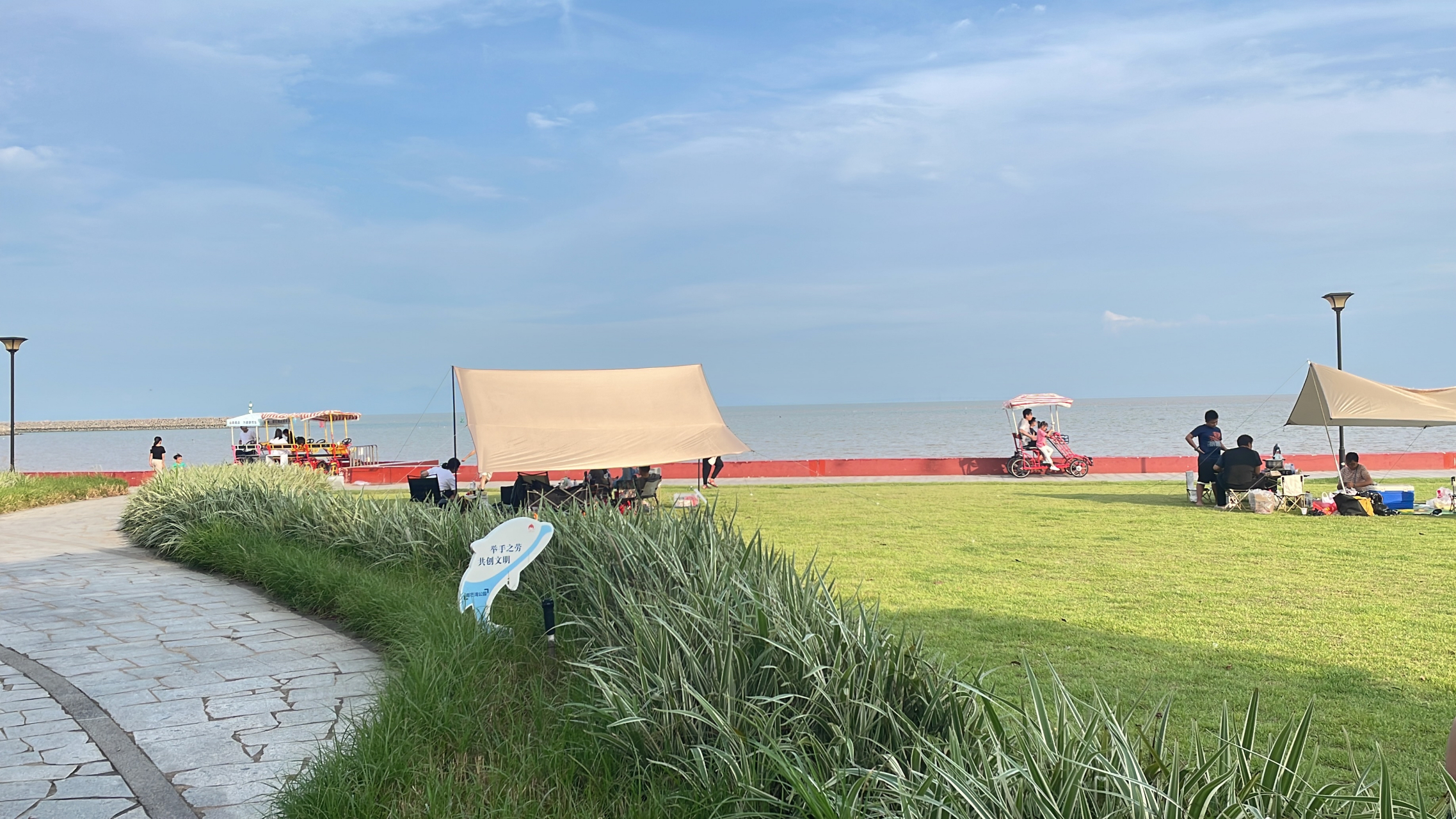 珠海淇澳岛大象游.露营地,位于珠海北大实验学校对面.