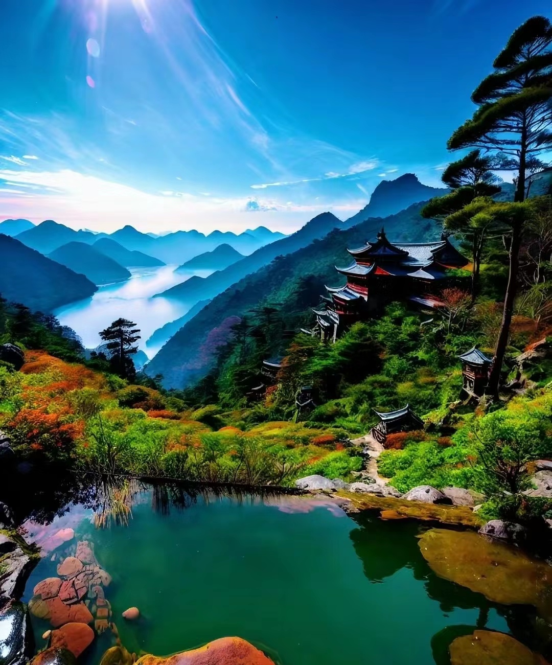 桂林山水的美丽风景