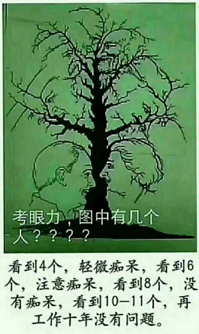 考眼力时刻:图片中有几个人?