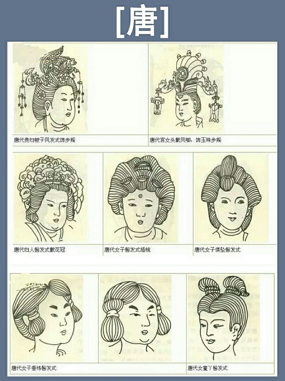 自秦朝开始九鬟仙髻在贵族女子中盛行奉为高贵的发饰.