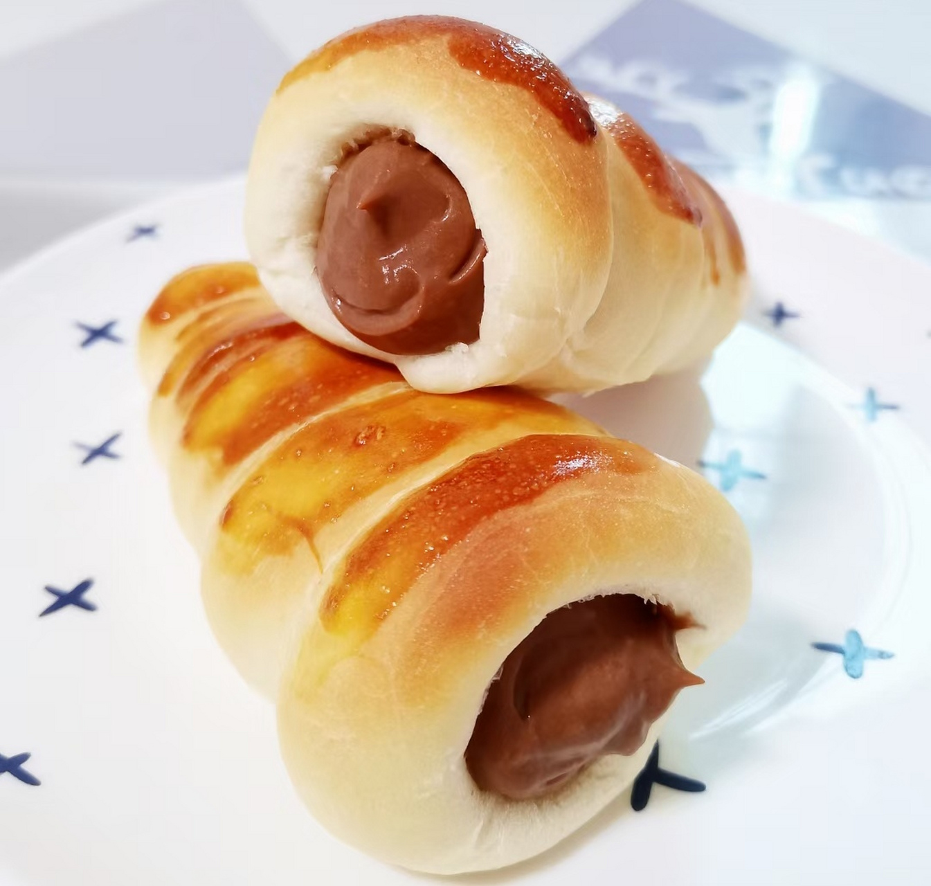 巧克力螺旋面包 可爱的造型,浓浓的巧克力味,吃起来幸福感满满