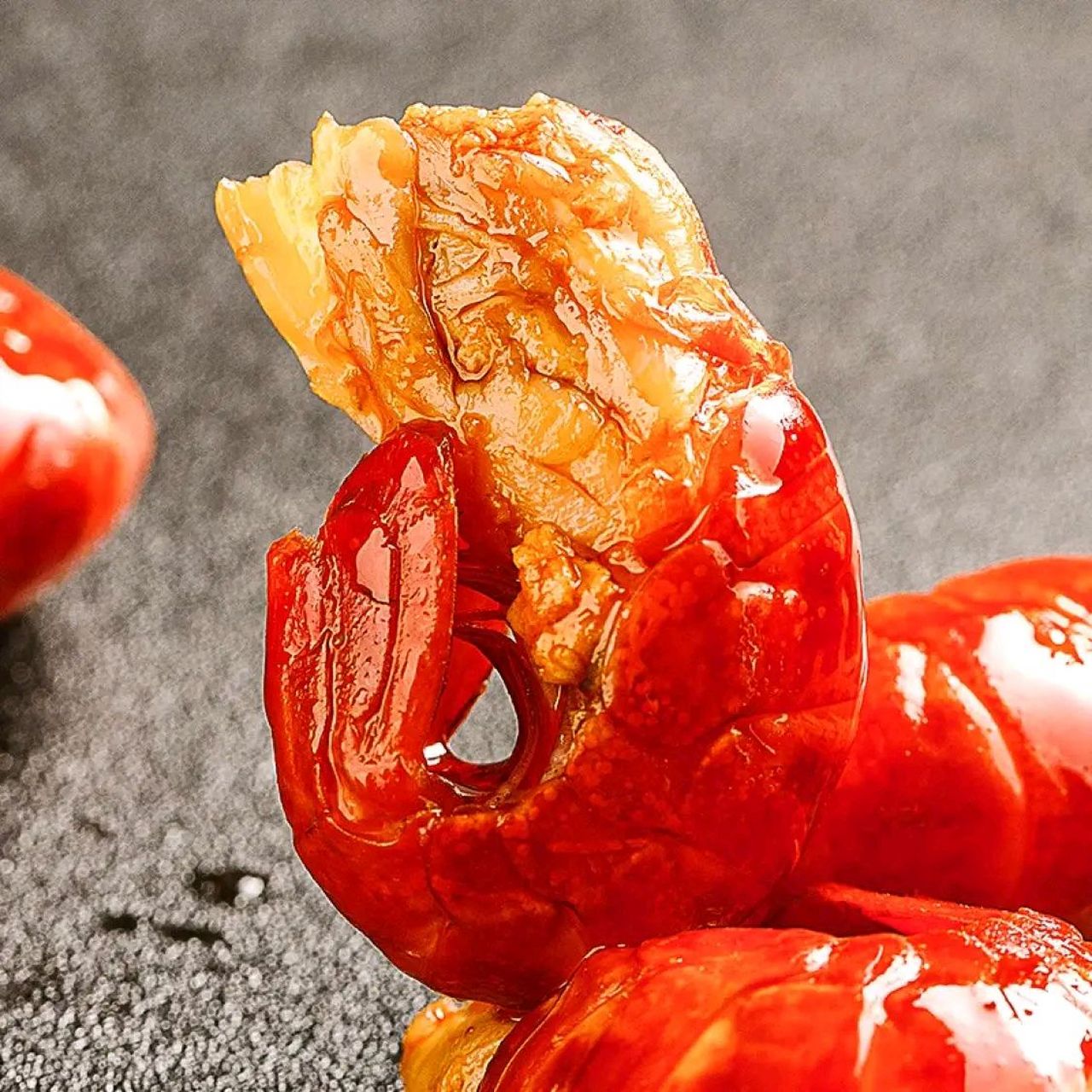 低——  德善&红功夫联名 国产麻辣小龙虾尾(每盒30-40只)虾尾 250g*7