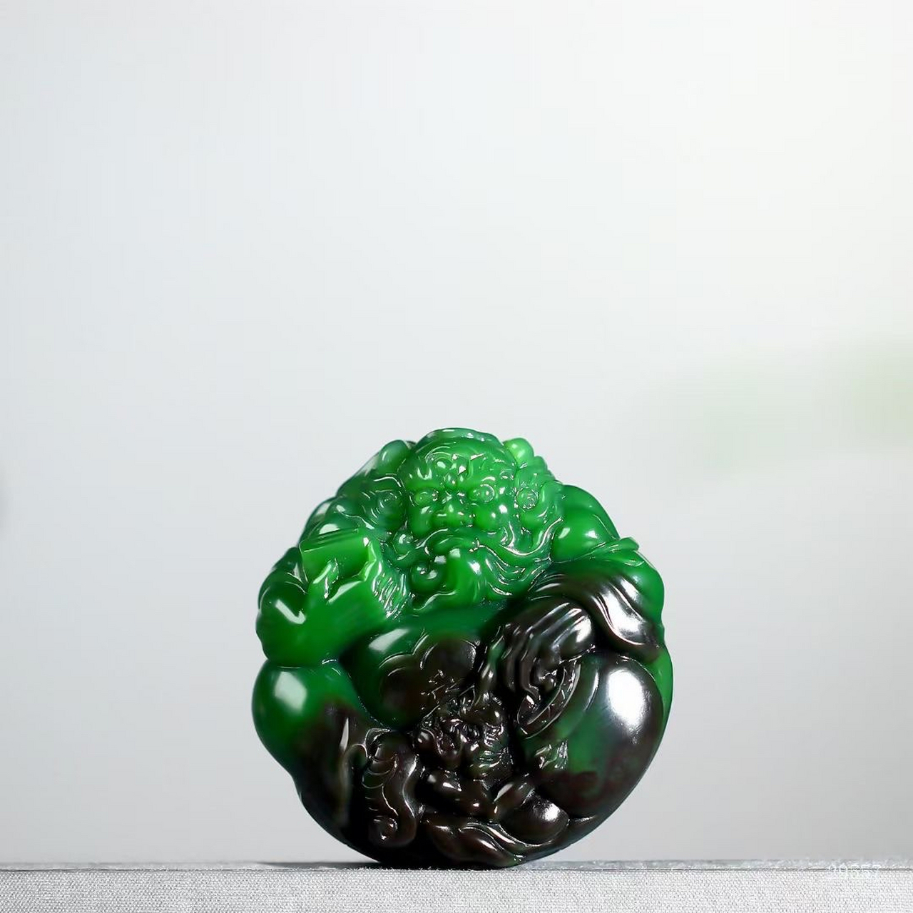 名师佳作 【赐福镇宅圣君~钟馗】名家藏品,玉雕大师亲工手作,老坑正阳