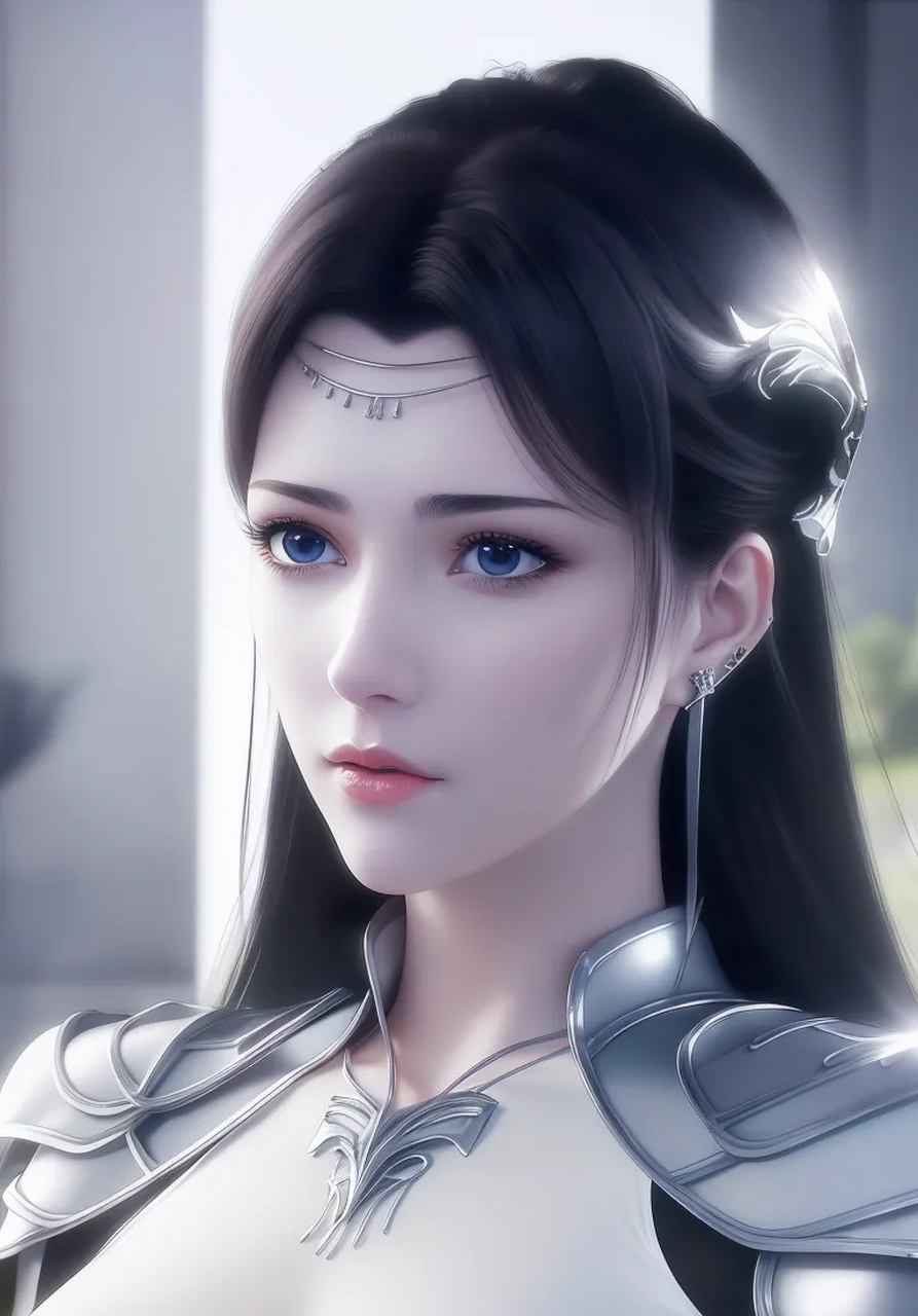 美图分享#云韵~~银甲女战神