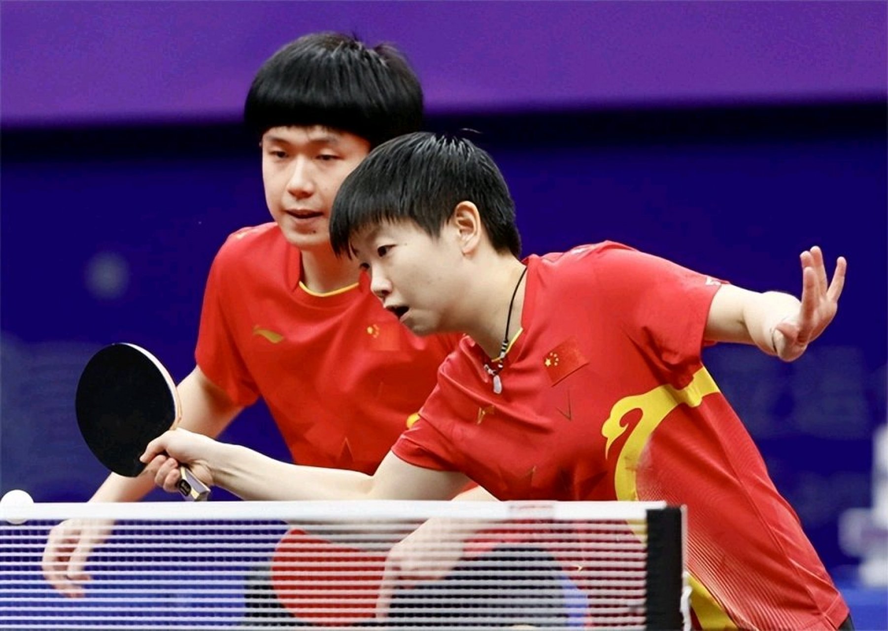 9月29日晚,杭州亚运会乒乓球混合双打半决赛展开一场较量,由国乒组合