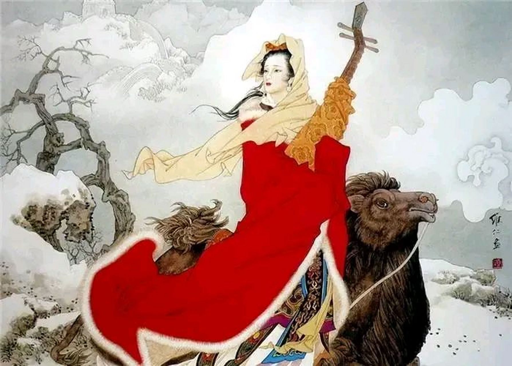 "  王昭君是中国古代