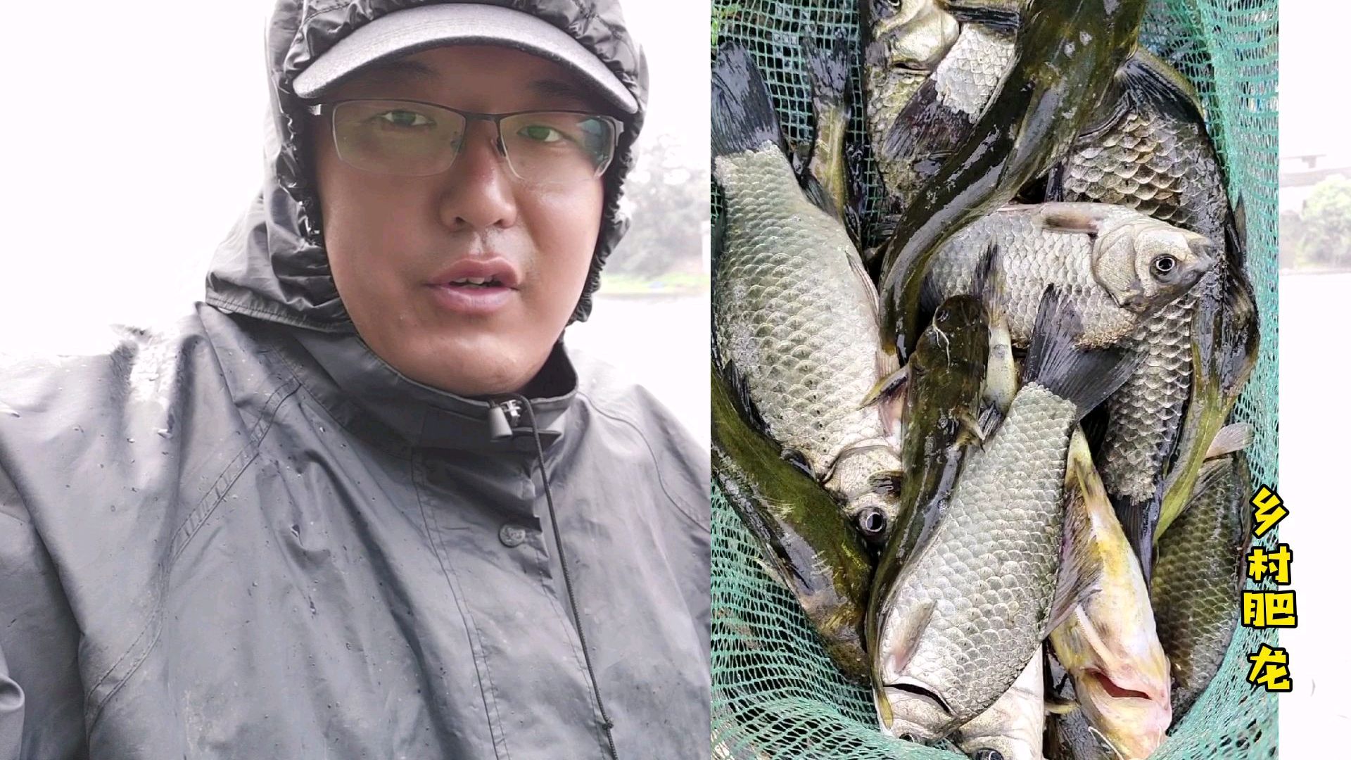 钓鱼小白 钓鱼上瘾 风雨无阻 雨中的鱼口超好