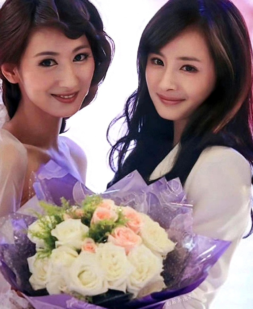 杨幂,郭珍霓早期合照,原来她们早就认识