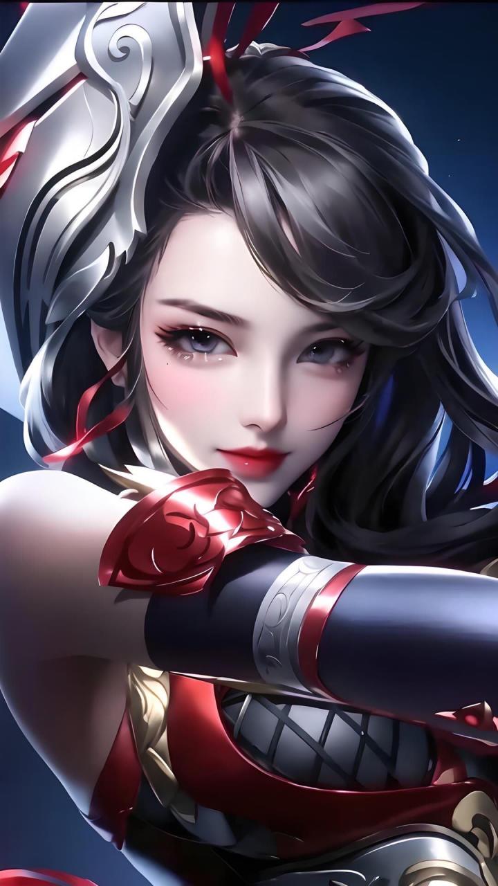 《王者荣耀》以前没发现"阿轲"这么漂亮,总是戴着面具不给看脸,原来是