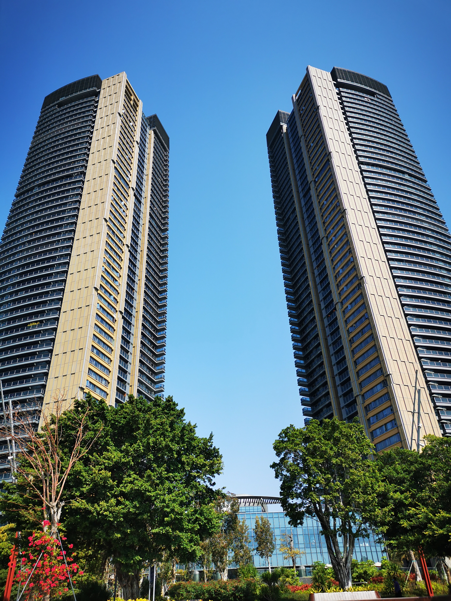 实拍深圳蛇口海景豪宅,神设计拐弯阳台户户可见海景!