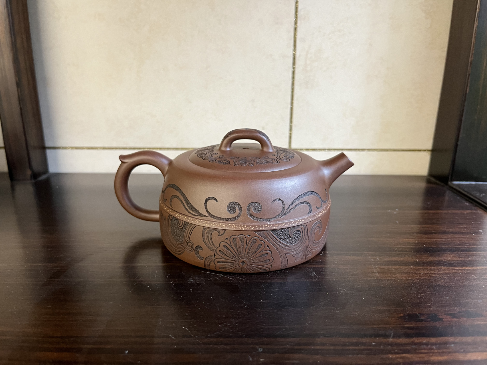 宜兴紫砂壶# #全手工