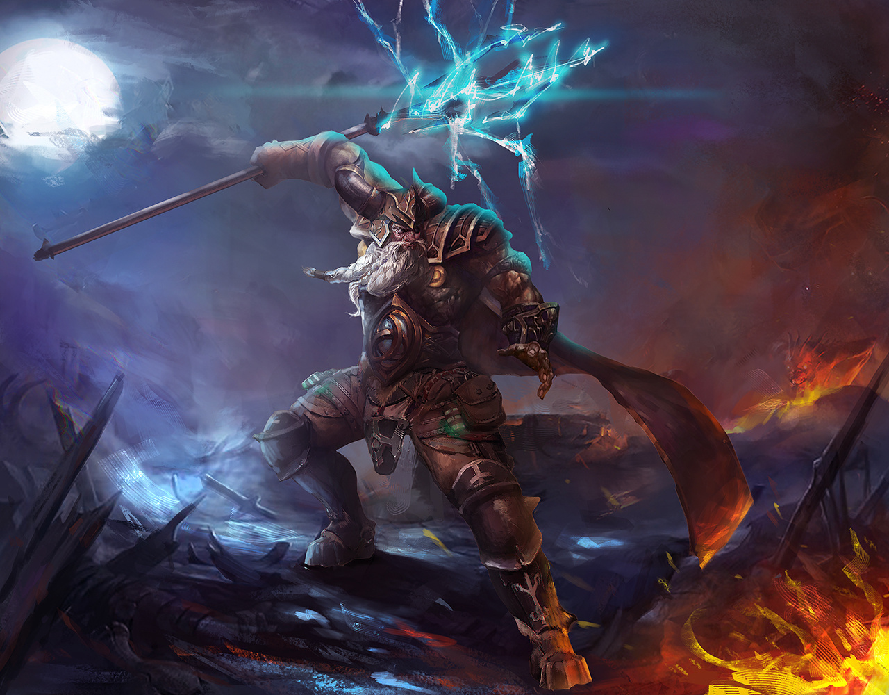 北欧神话众神之王奥丁