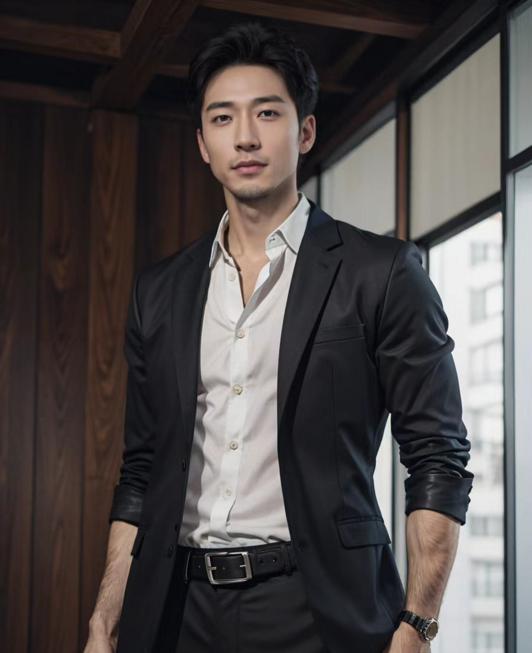 高颜值正装型男,会是你心目中的霸道总裁吗?