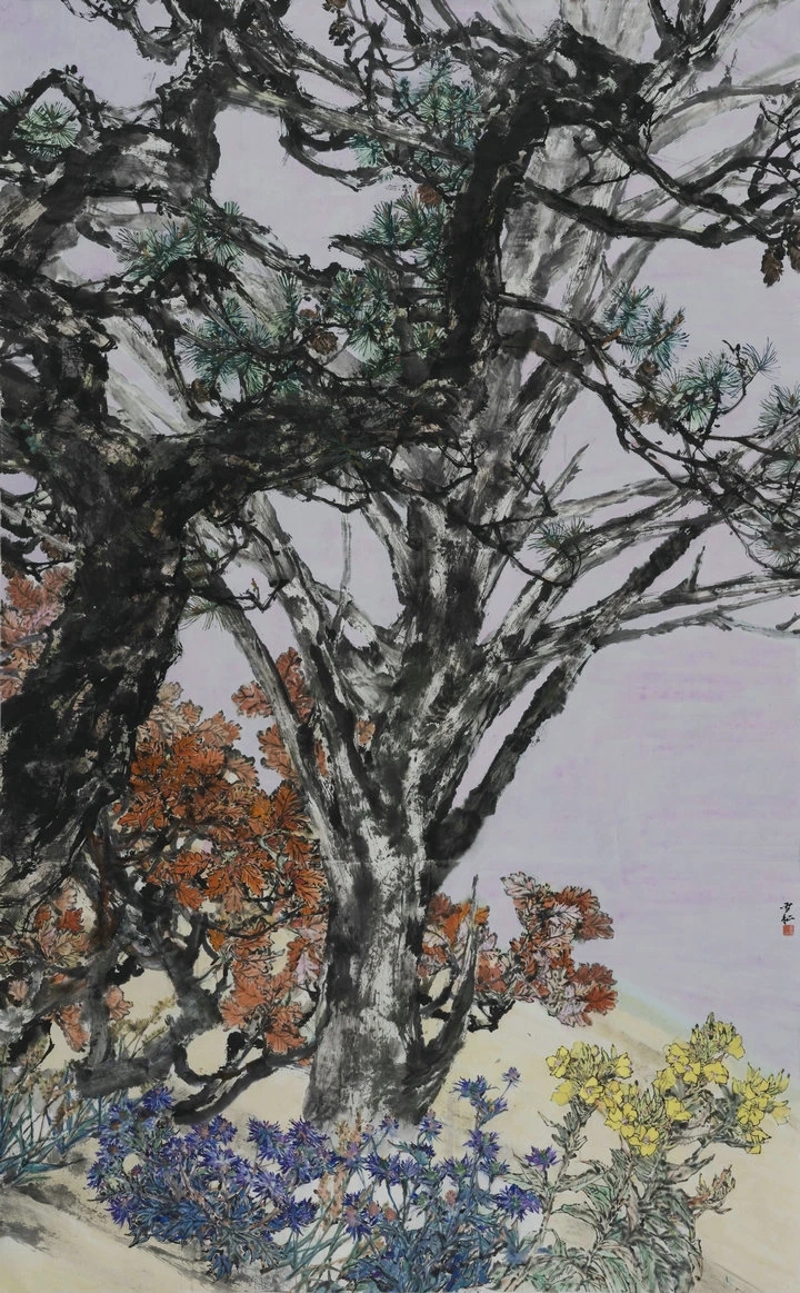 北京画院|李雪松,一个画大花鸟的画家