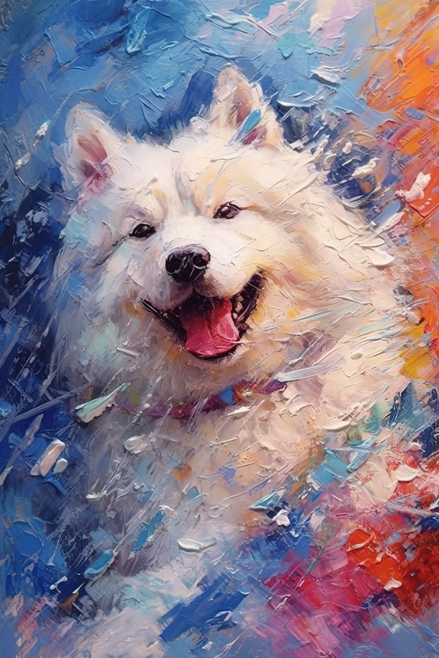 这种效果的刮刀画居然是al画的,你能看出来吗?