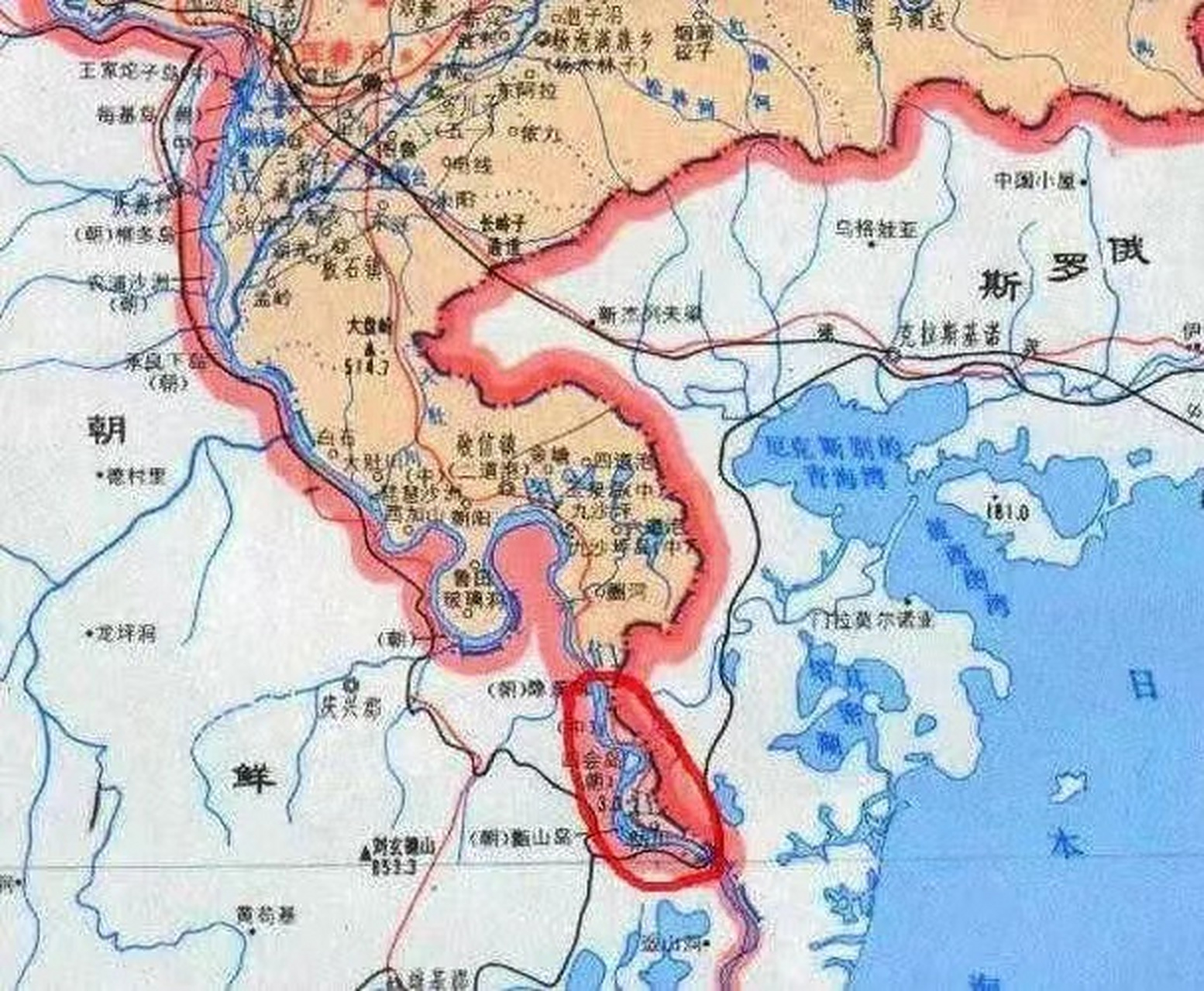 中国最窄的国土 中国最窄的领土仅有8m宽,长度888m.