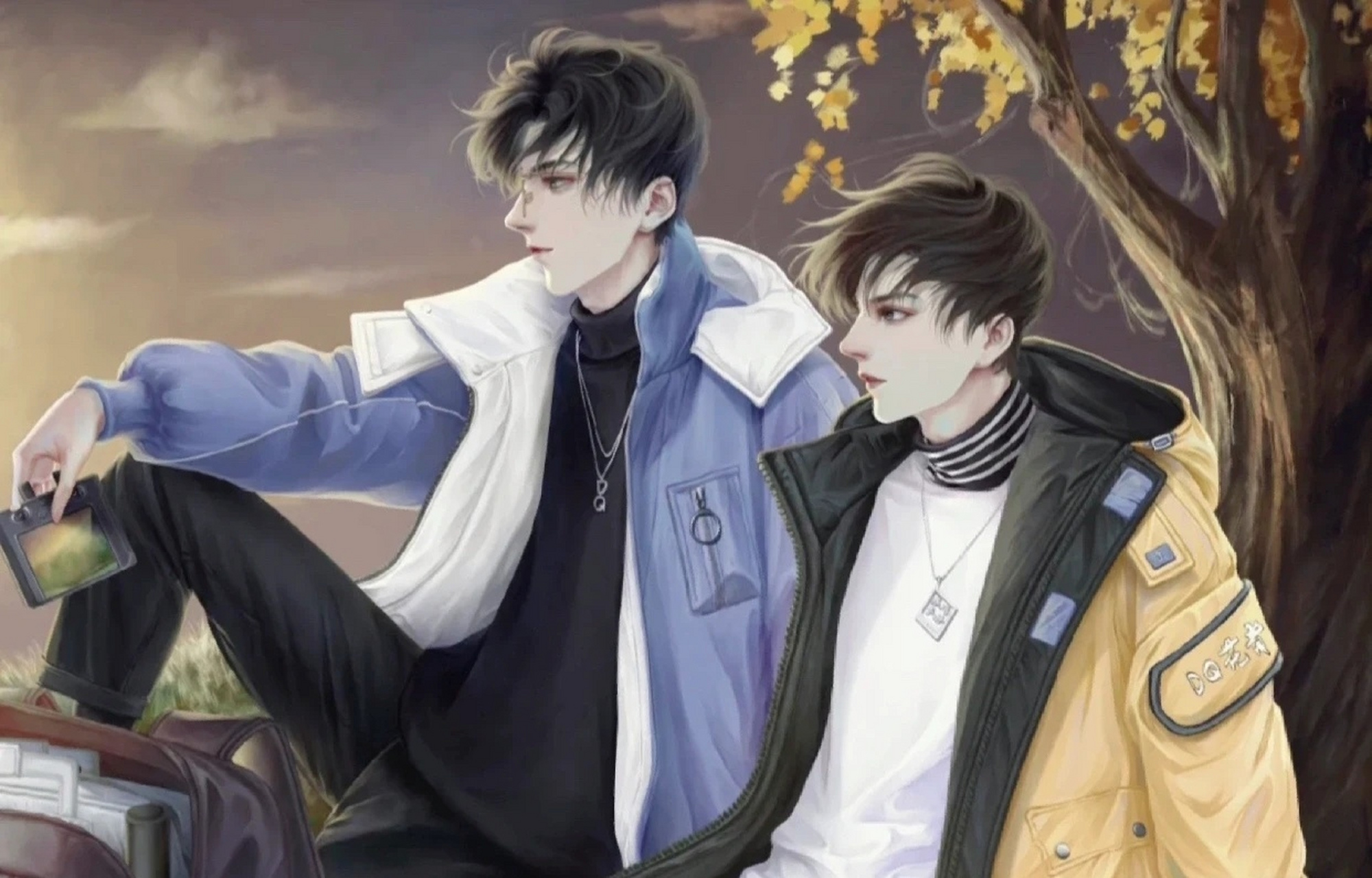 霸道总裁和他的小奶狗#二次元# 太帅了#动漫# 爱了爱了![色]