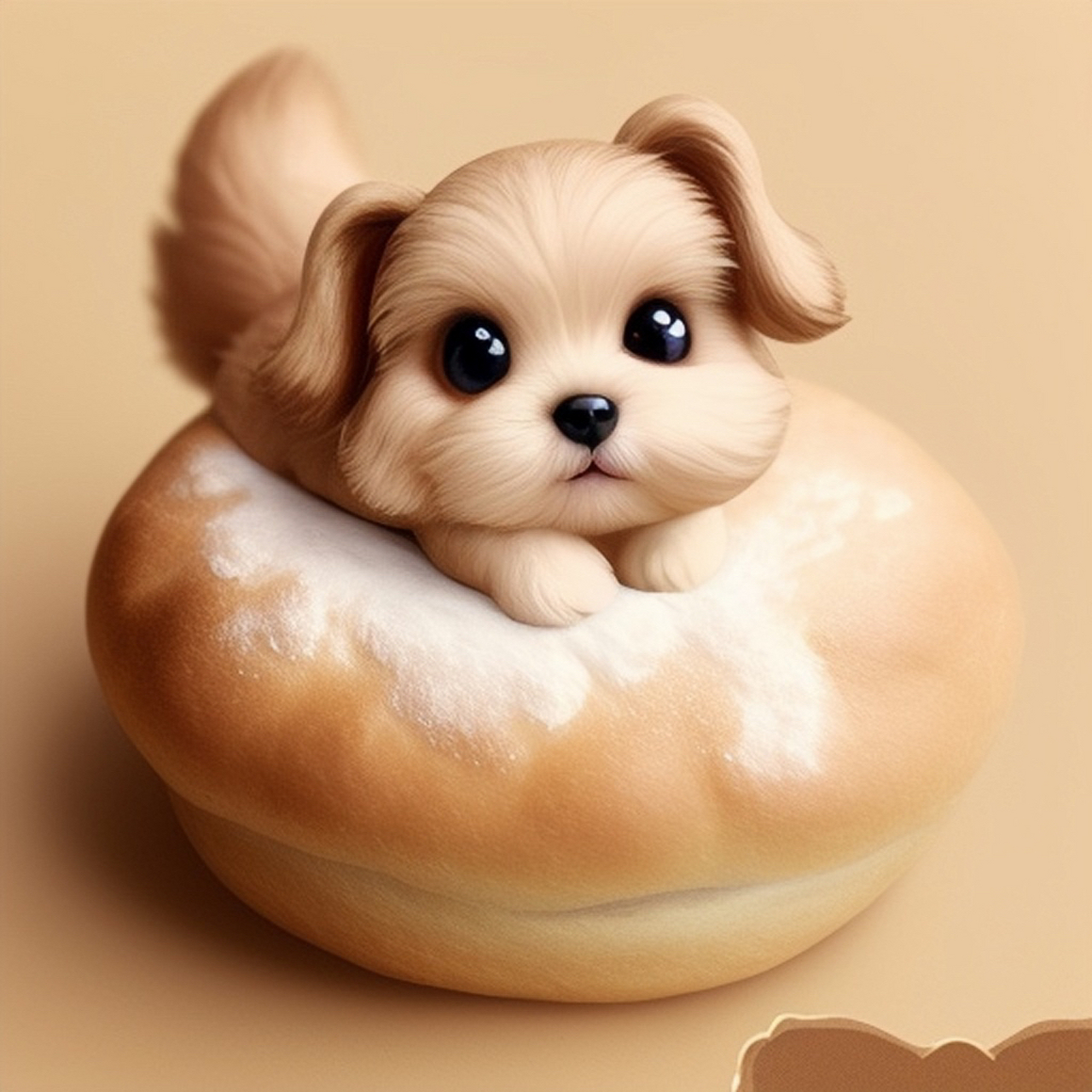 您的面包小狗已上线啦～赶快来挑选吧～#狗狗头像# #治愈不开心