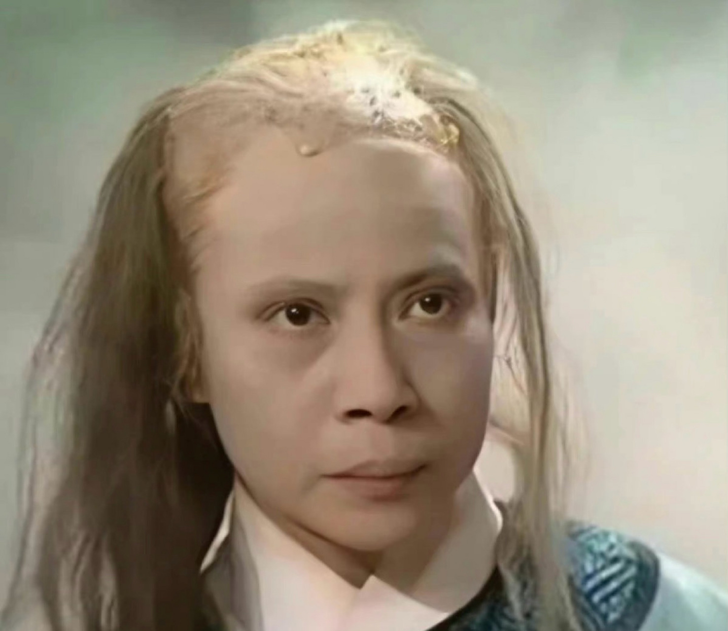赵樱子这个裘千尺造型真的惊到了,好还原啊