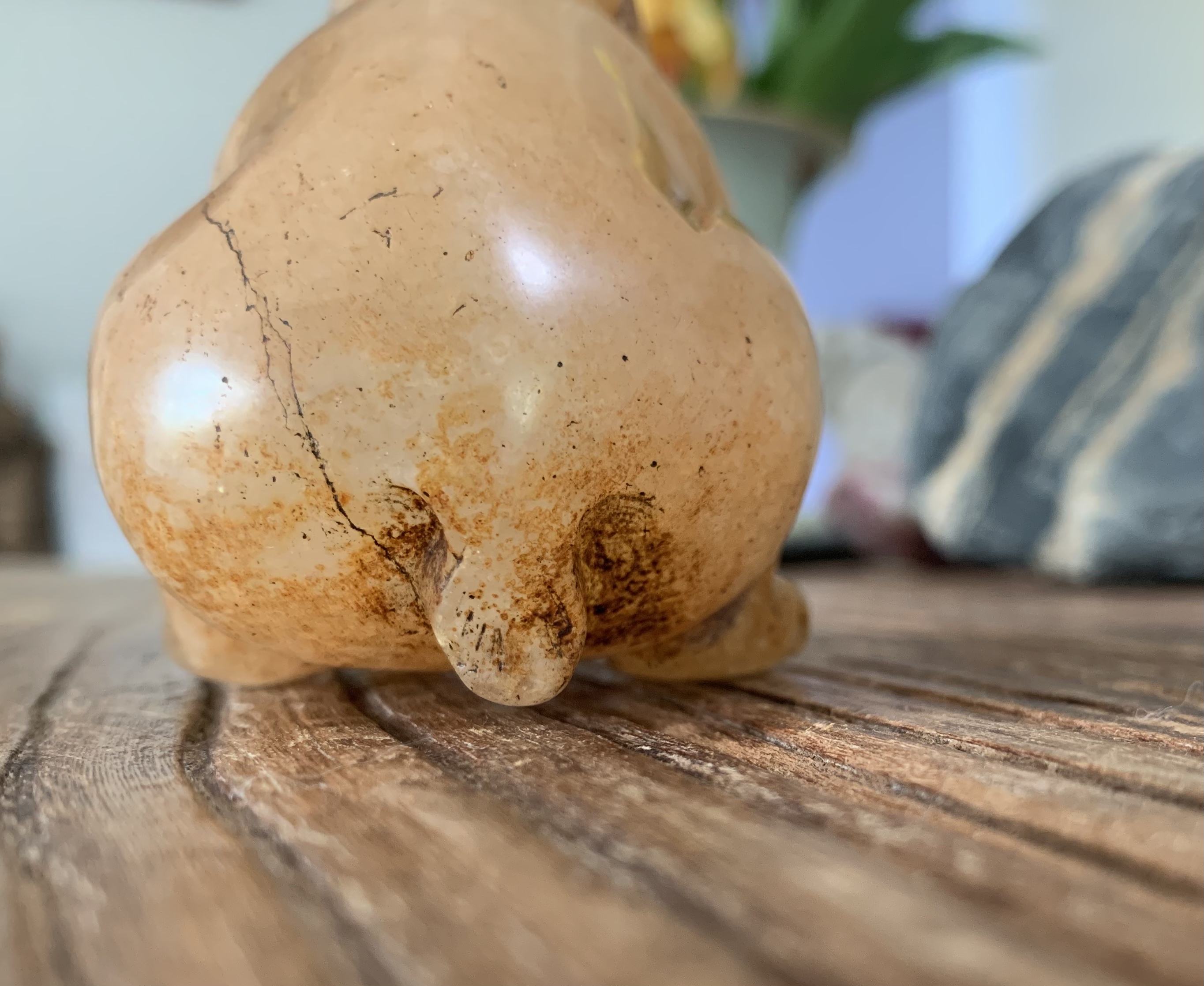 古玉古水晶 汉代水晶熊镇