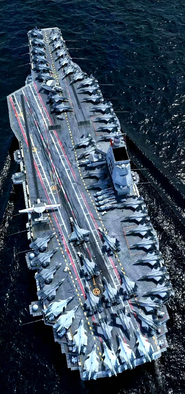 牛啊[三哈]  003福建舰满载排水量达到9.5万吨,核常混合动力! 67