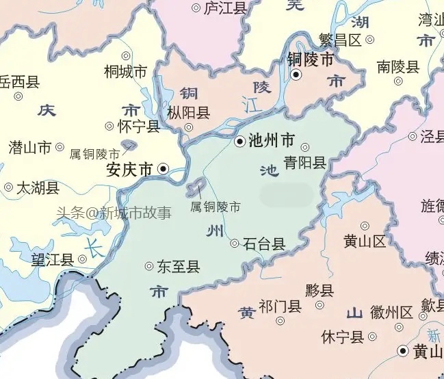 铜陵行政区划调整设想